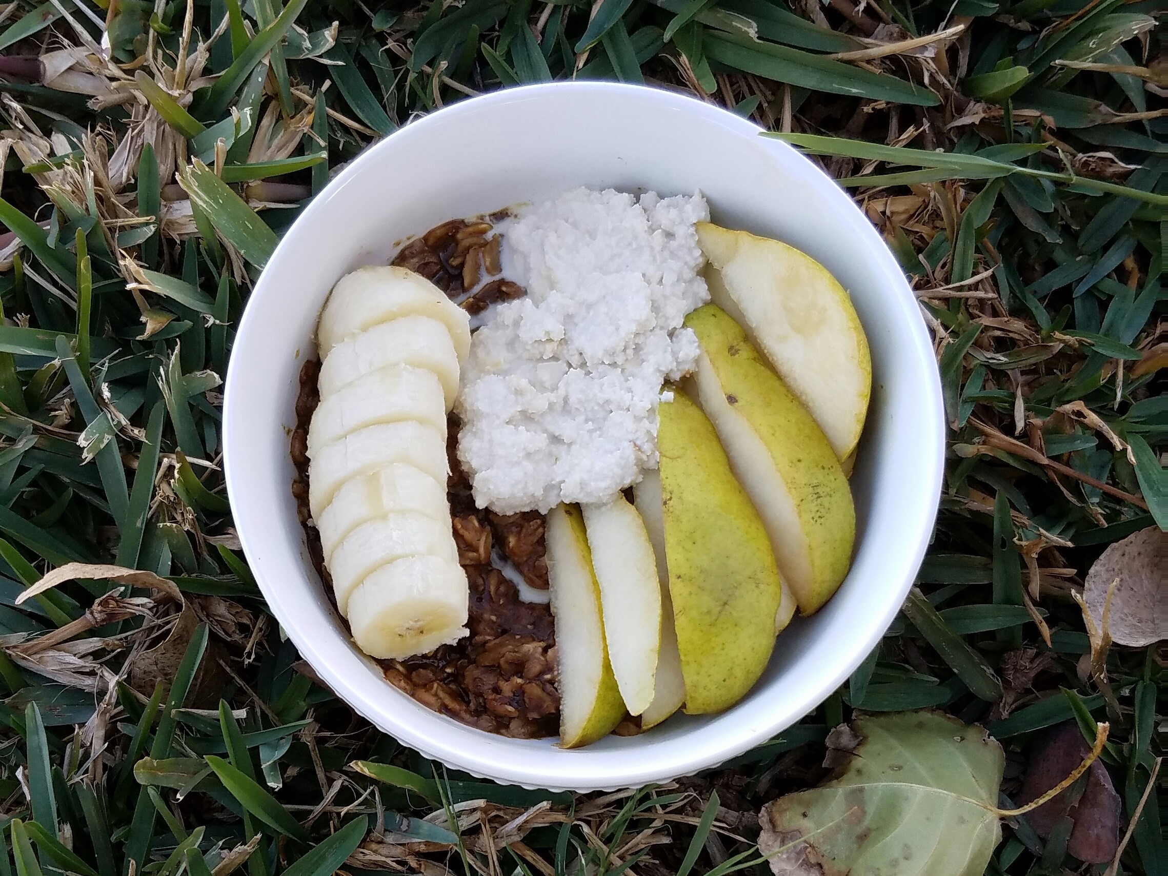 Gingerbread Stovetop Oats with Cashew Cream