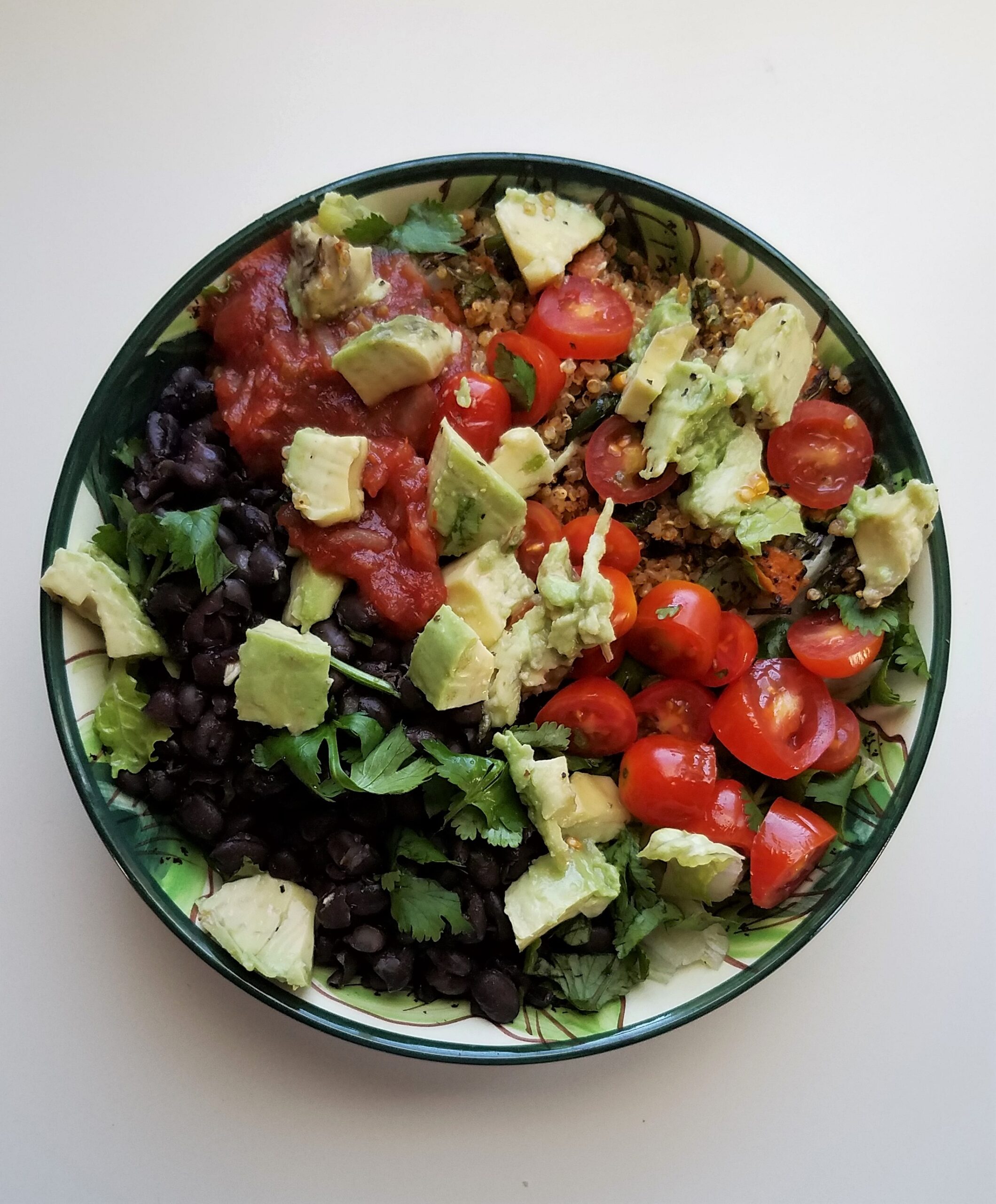 Salad with Quinoa Meat