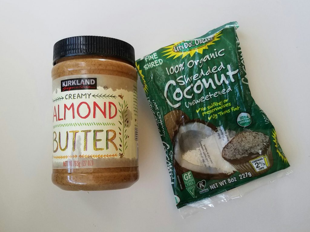 almond coconut bar ingredients