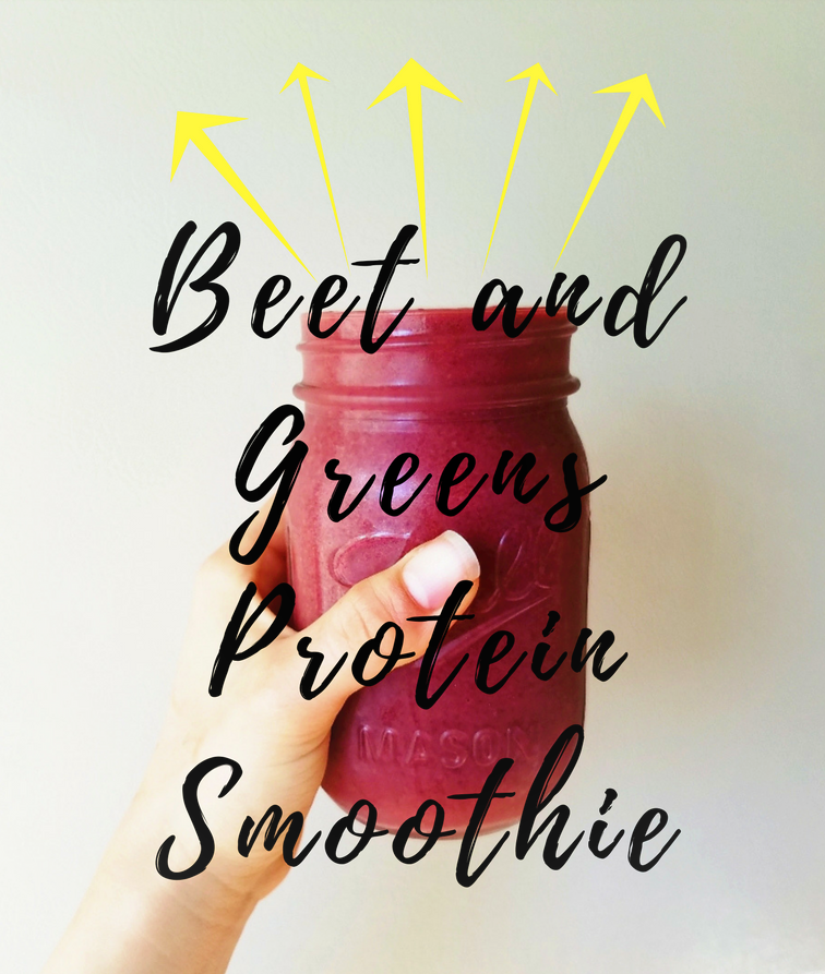 Beet and Greens Protein Smoothie