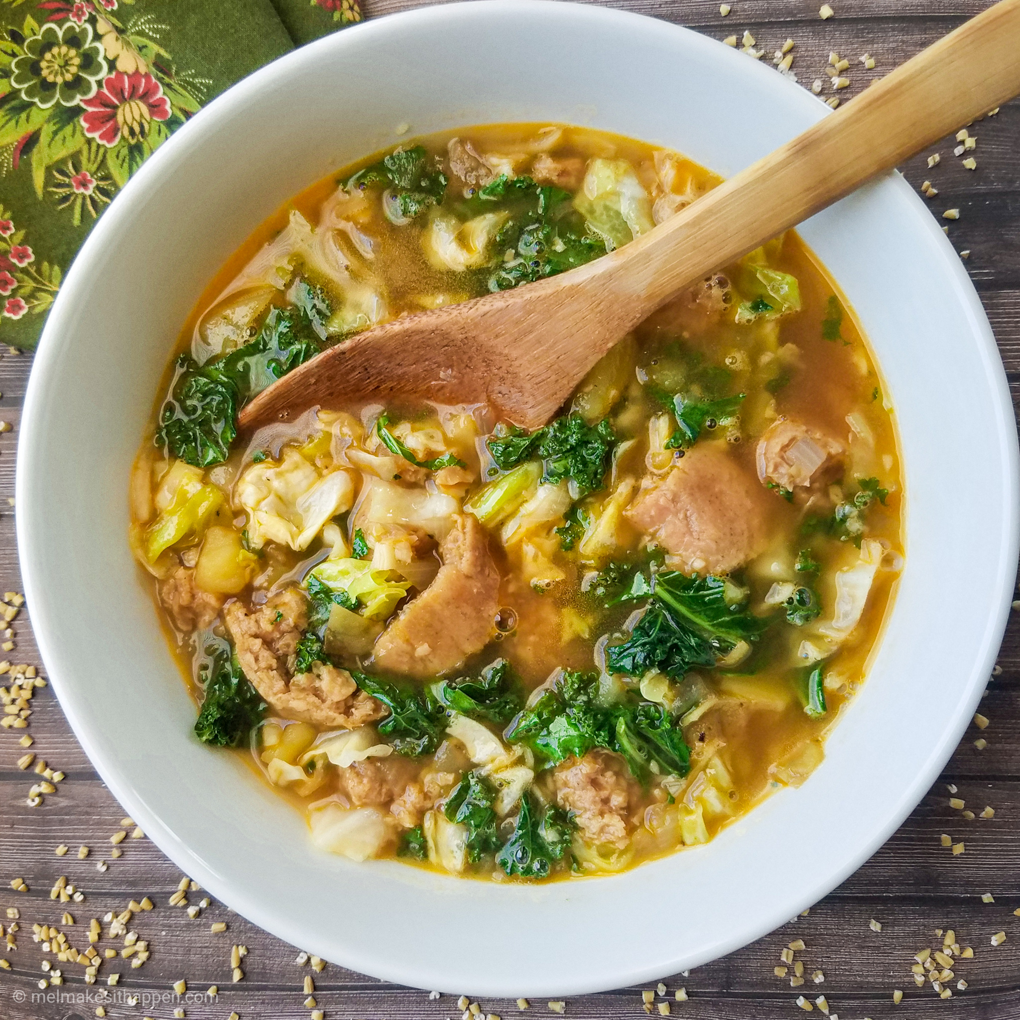 sausage kale potato soup melmakesithappen