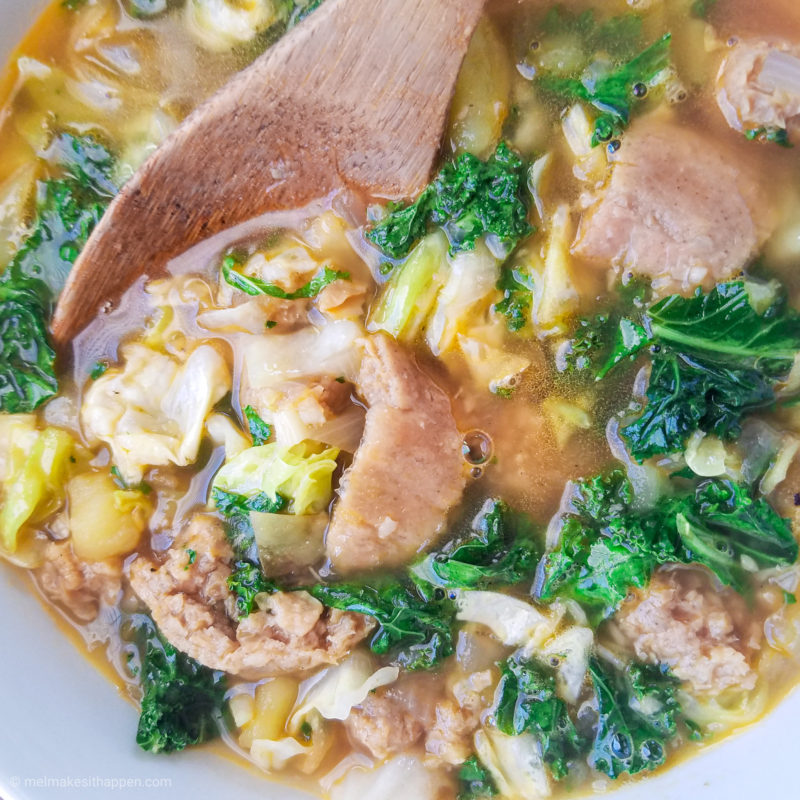 sausage potato kale soup melmakesithappen