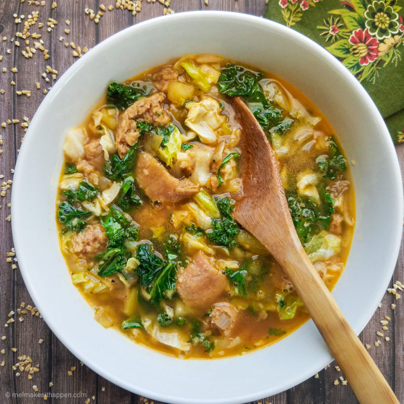 sausage potato kale soup